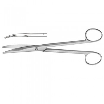 Mayo Dissecting Scissor Curved - With Chamfered Blades Stainless Steel, 21.5 cm - 8 1/2"